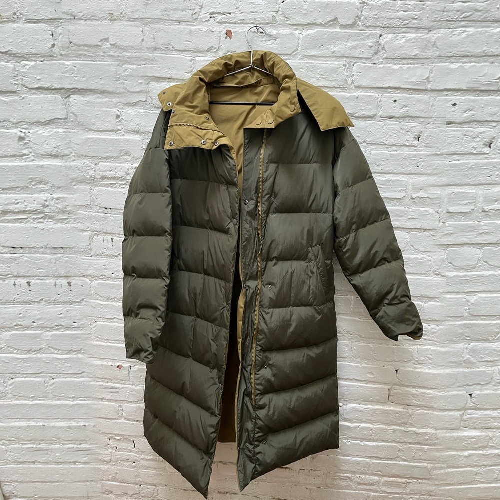 Sweaty Betty Reversible Maxi Duvet Puffer Coat